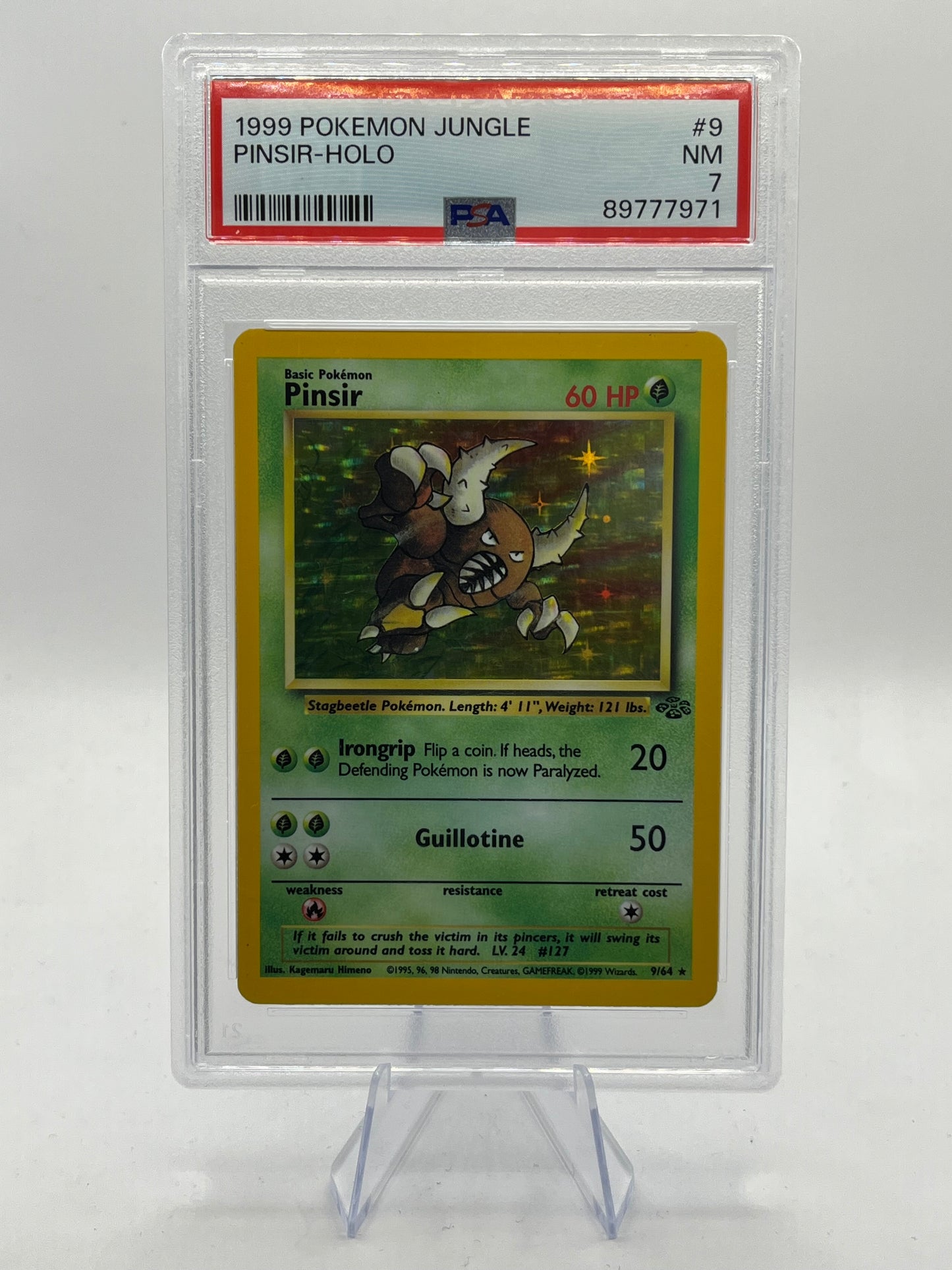 Pinsir Holo PSA 7 - Jungle 1999