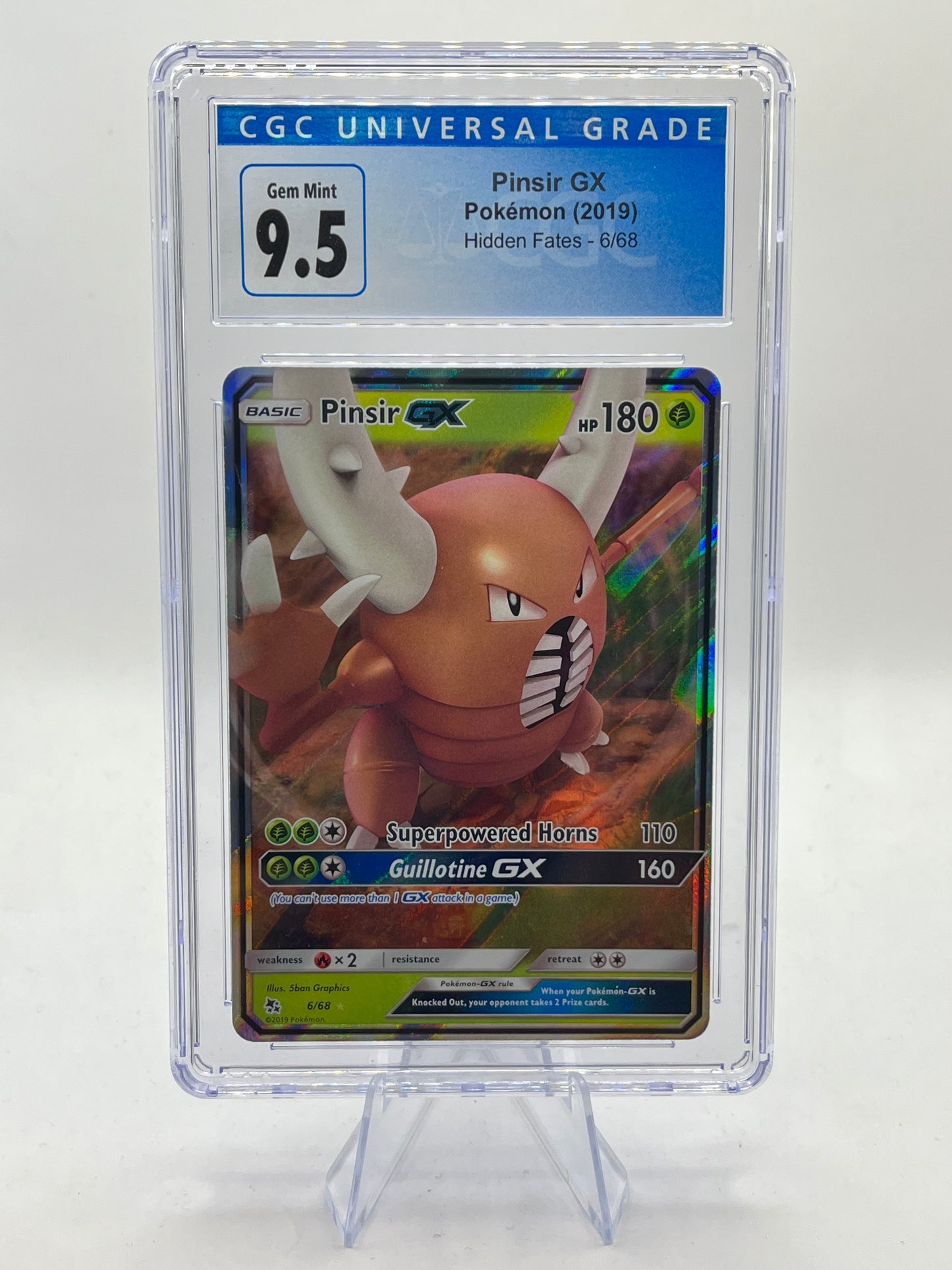 Pinsir GX CGC 9.5 (10) - Hidden Fates 2019