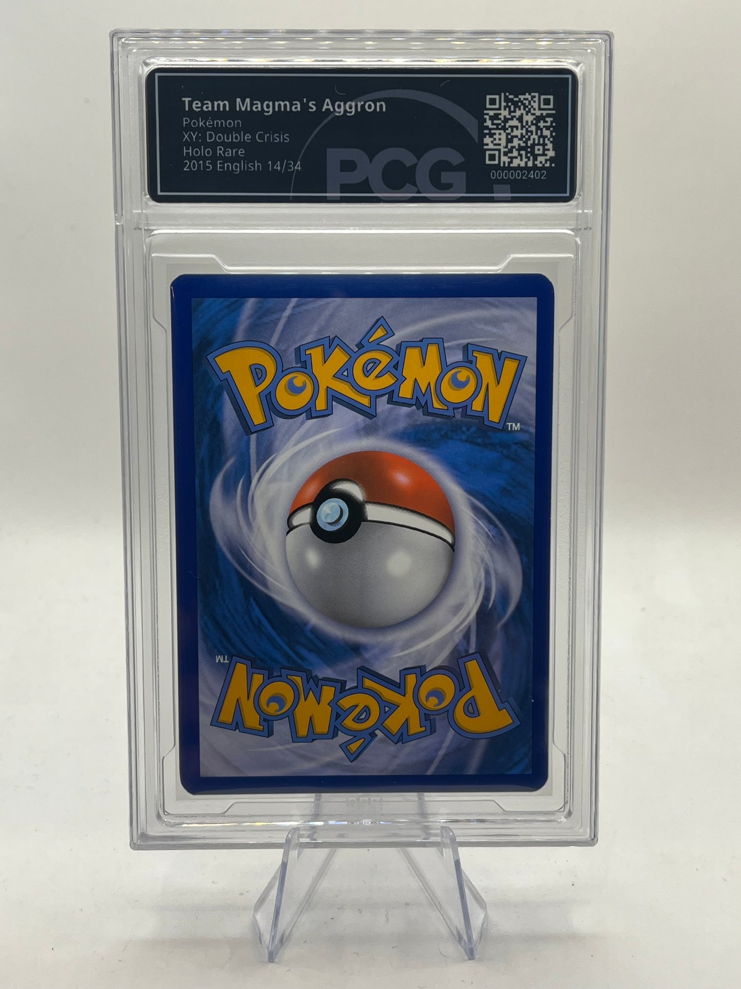 Team Magma's Aggron Holo PCG 8.5 - Double Crisis 2015