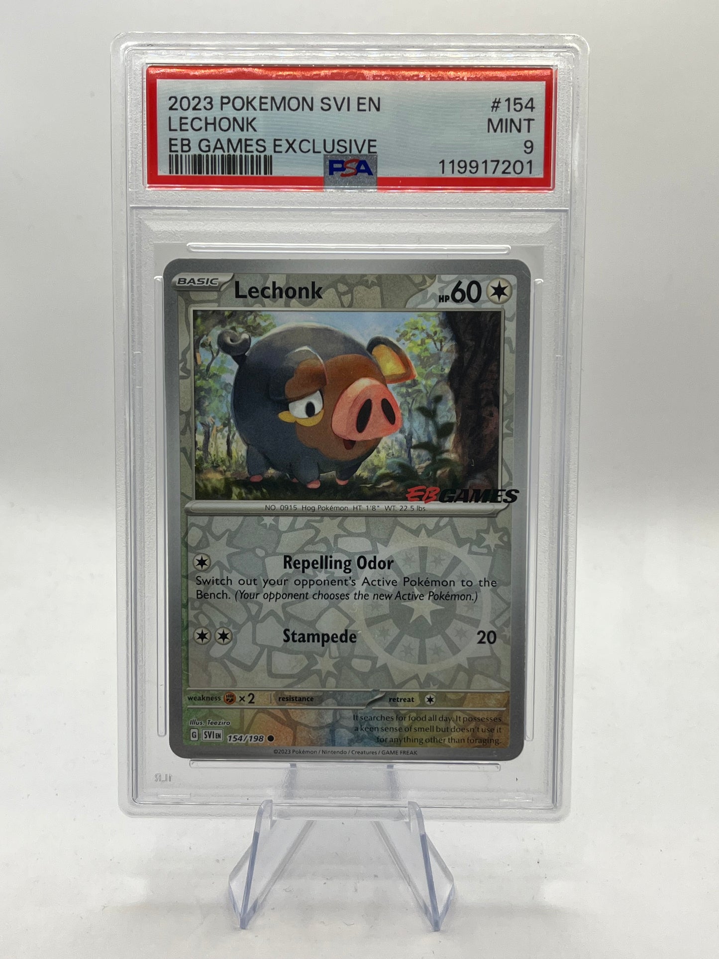 Lechonk PSA 9 - EB Games Promo 2023