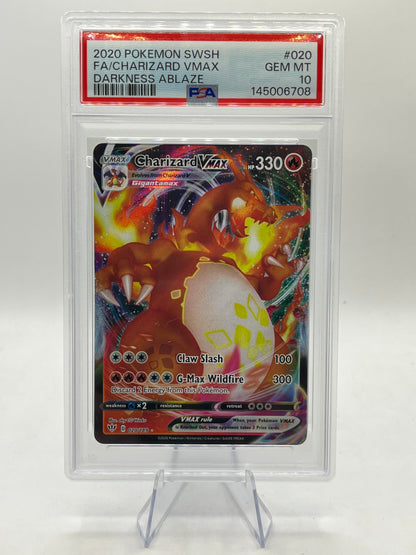 Charizard Vmax PSA 10 - Darkness Ablaze 2020