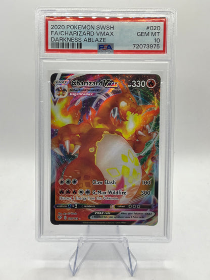 Charizard Vmax PSA 10 - Darkness Ablaze 2020