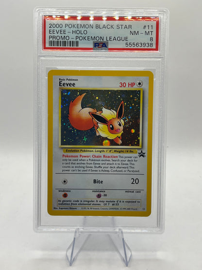 Eevee Holo PSA 8 - Black Star Promo 2000