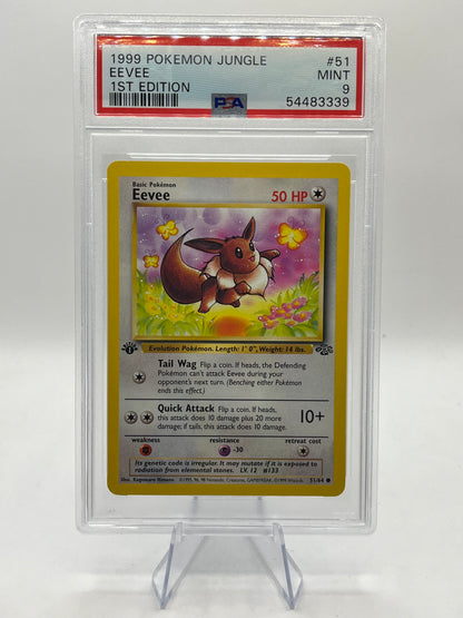 Eevee 1st Edition PSA 9 - Jungle 1999