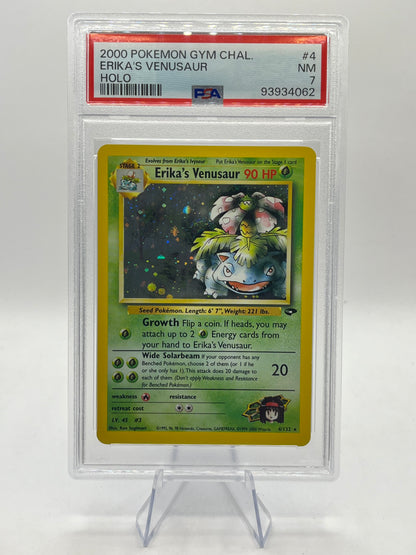 Erika's Venusaur Holo PSA 7 - Gym Challenge 2000