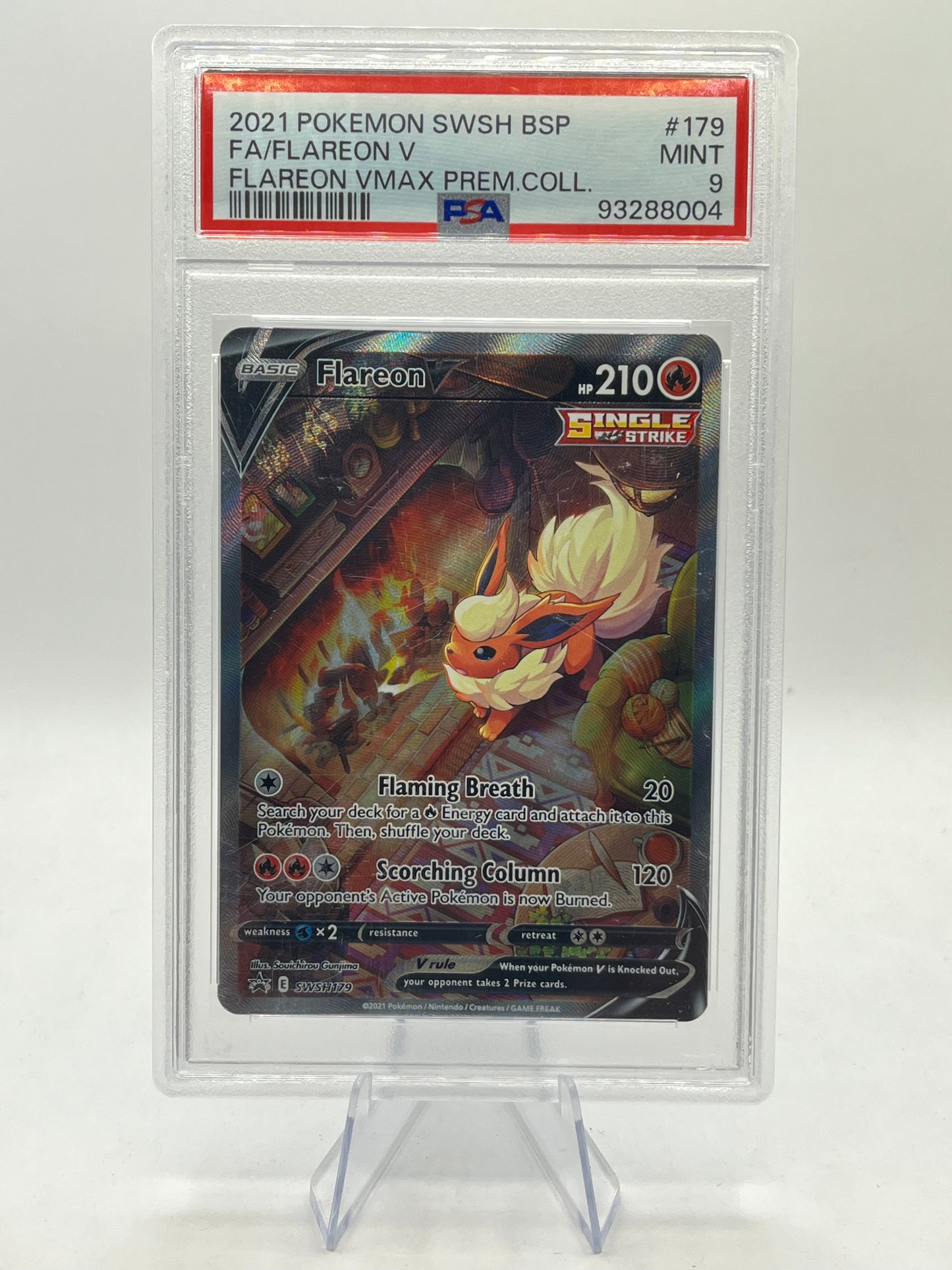 Flareon V Alt Art PSA 9 - Collection Box Promo 2021
