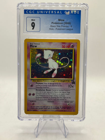 Mew Holo CGC 9 - Black Star Promo 2000