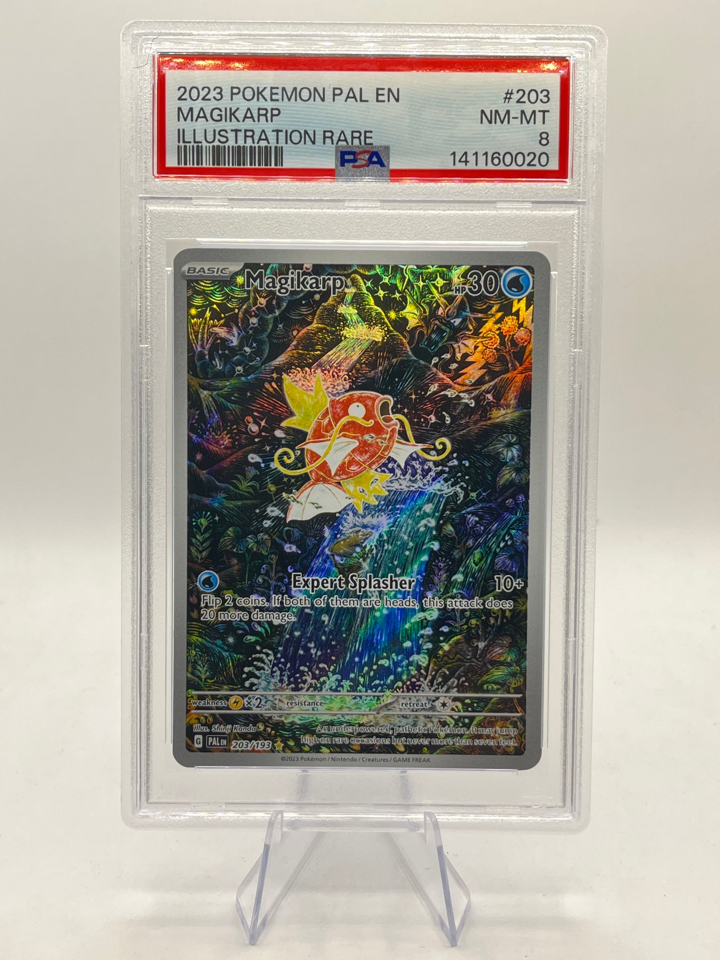 Magikarp IR PSA 8 - Paldea Evolved 2023