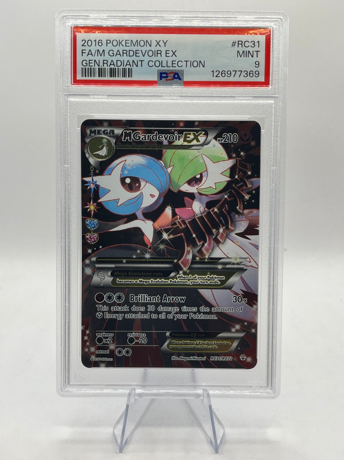 M Gardevoir EX PSA 9 - Generations Radiant Colleciton 2016