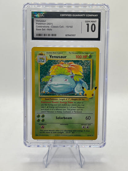 Venusaur Holo CGC 10 - Celebrations Classic Collection 2021