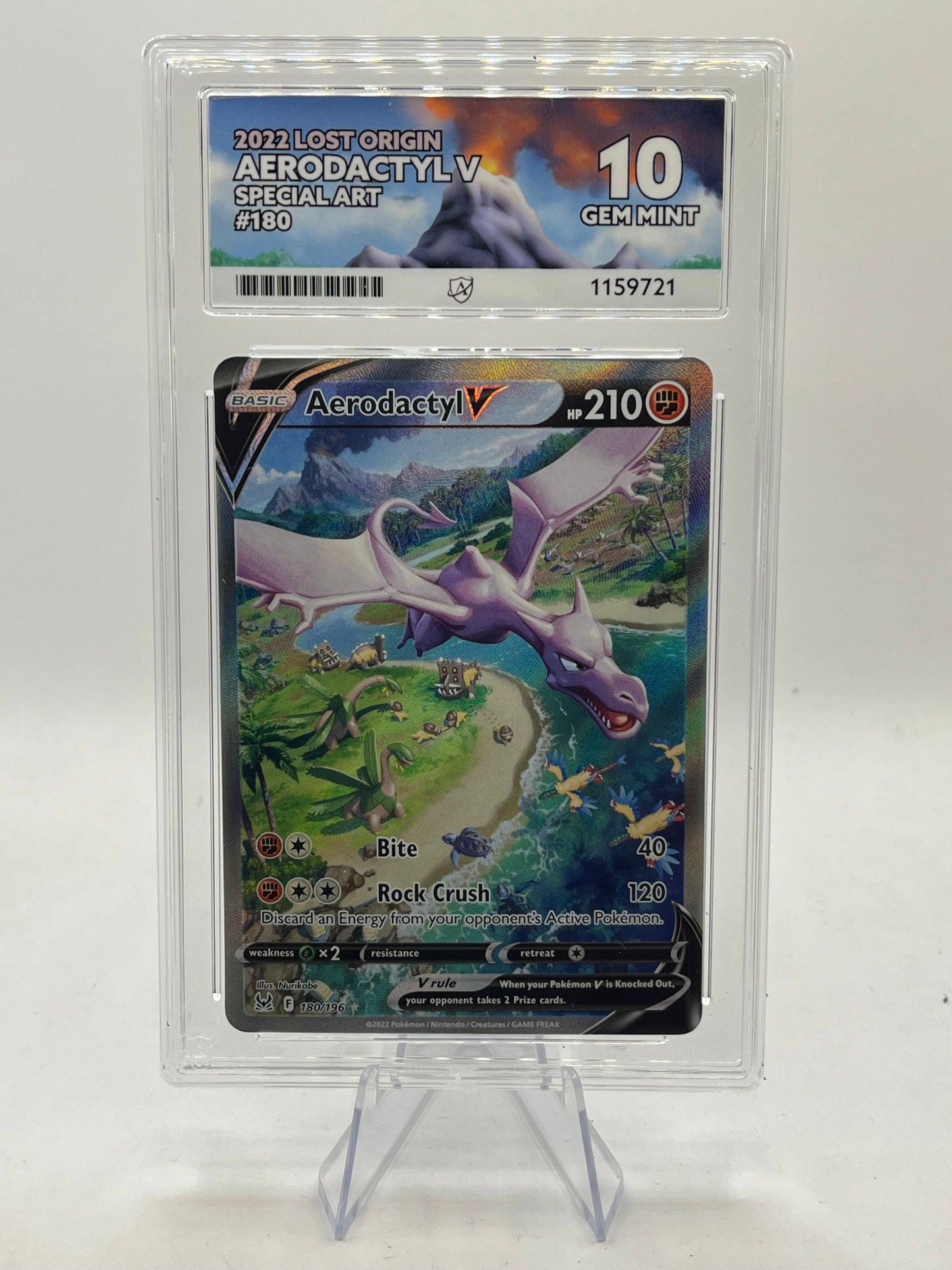 Aerodactyl V Alt Art ACE 10 - Lost Origin 2022