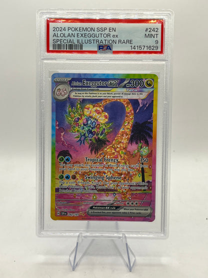 Alolan Exeggutor ex SIR PSA 9 - Surging Sparks 2024