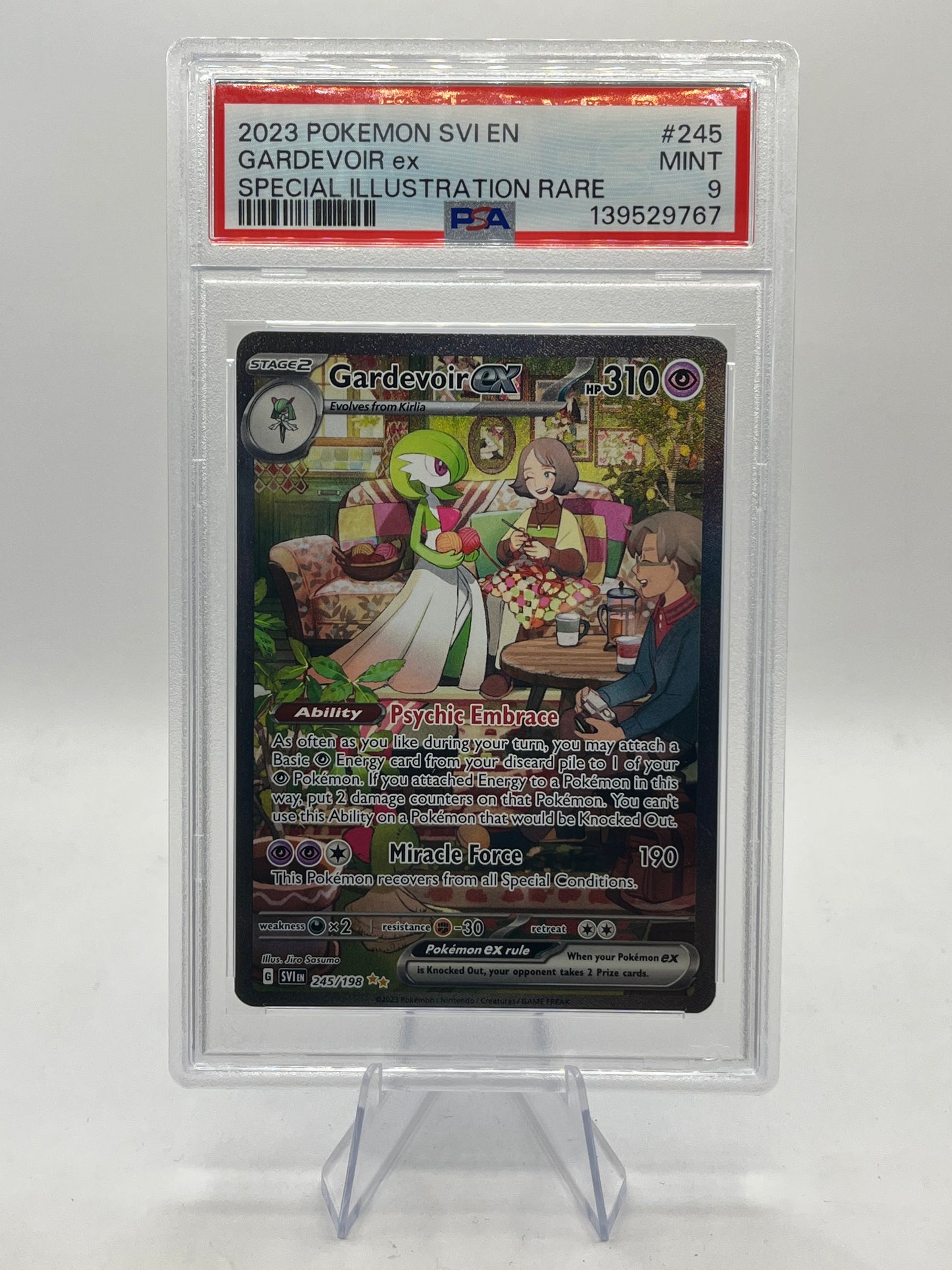 Gardevoir ex SIR PSA 9 - Scarlet & Violet 2023