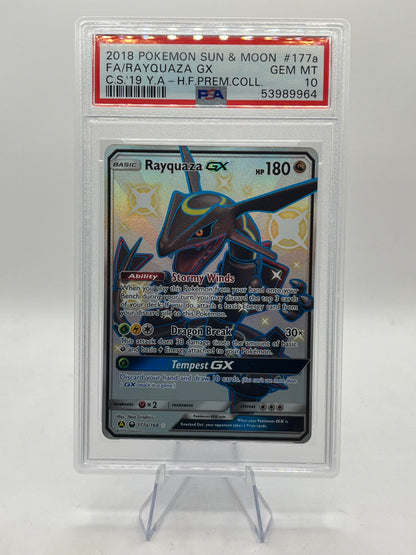 Rayquaza GX Alt Art PSA 10 - Celestial Storm Promo 2018
