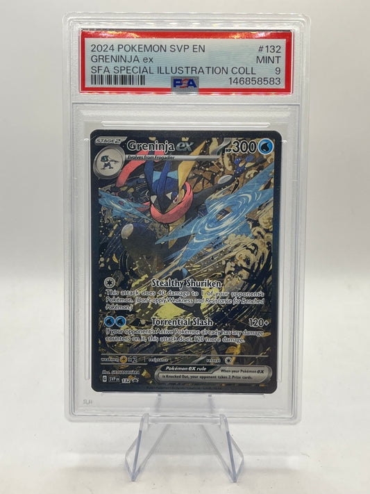 Greninja EX Alt Art PSA 9 - Scarlet & Violet Promo 2024