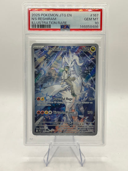 N's Reshiram IR PSA 10 - Journey Together 2025