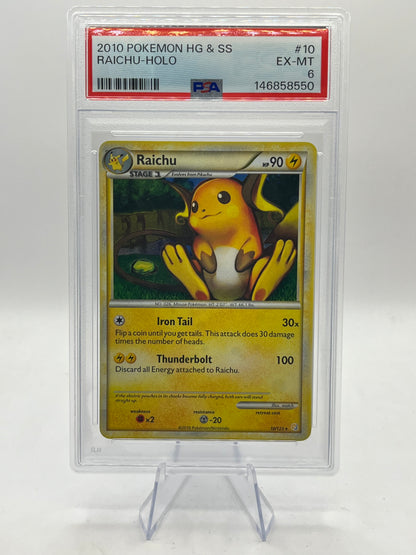 Raichu Holo PSA 6 - Heartgold & Soulsilver 2010
