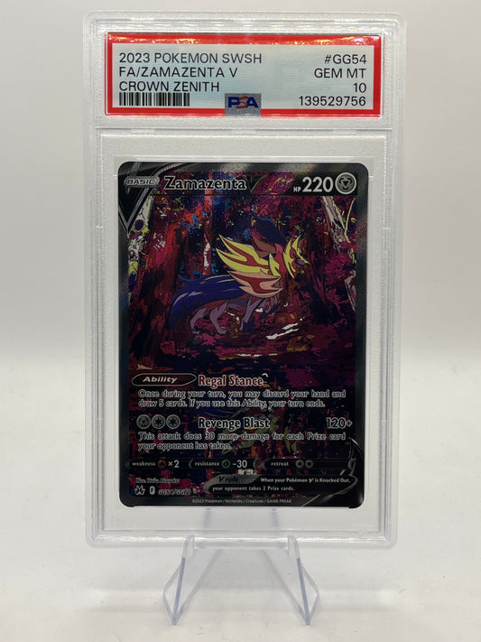 Zamazenta V PSA 10 - Crown Zenith Galarian Gallery 2023