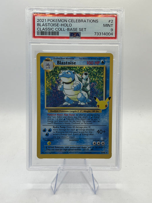 Blastoise Holo PSA 9 - Celebrations Classic Collection 2021