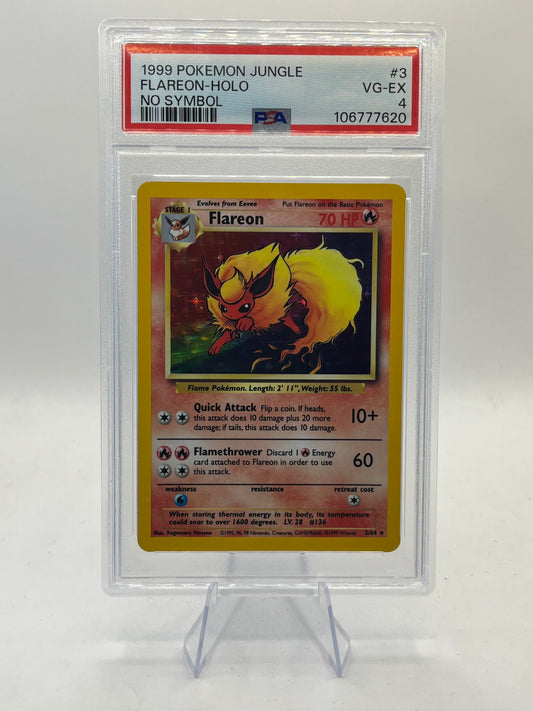Flareon Holo (No Symbol) PSA 4 - Jungle 1999