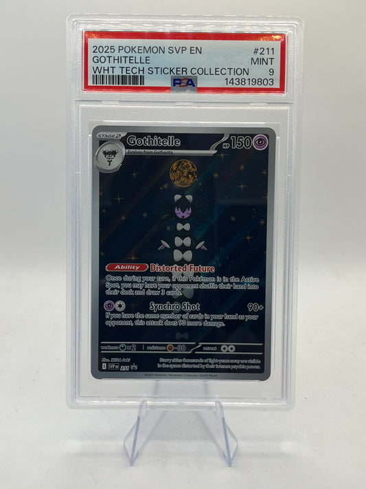 Gothitelle IR PSA 9 - White Flare Tech Sticker Promo 2025
