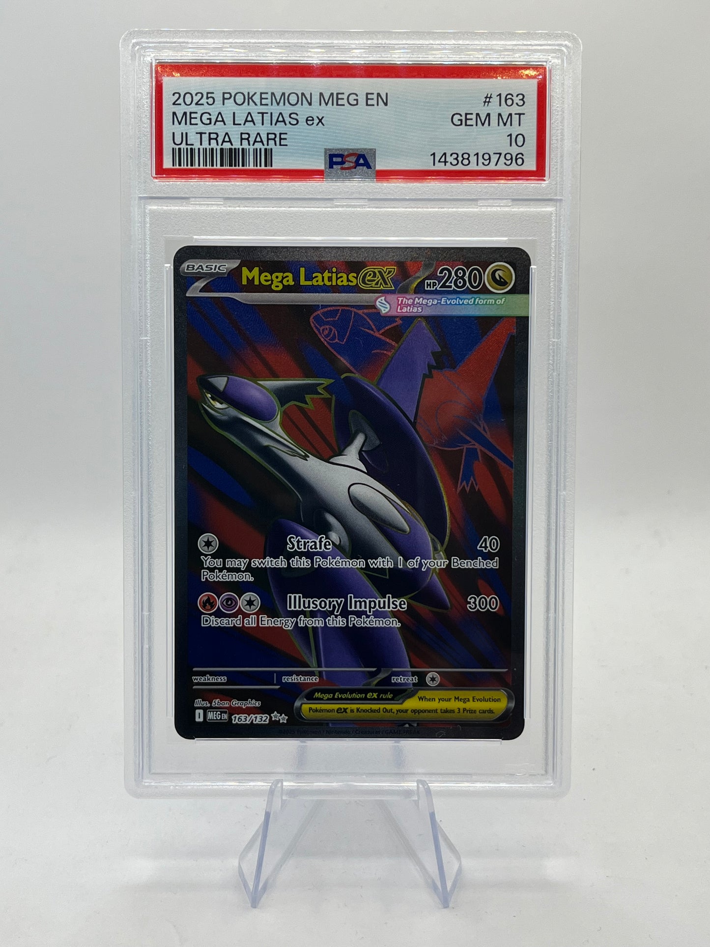 Mega Latias ex Full Art PSA 10 - Mega Evolution 2025