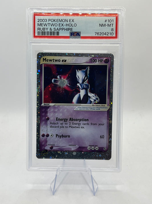 Mewtwo ex PSA 8 - EX Ruby and Sapphire 2003