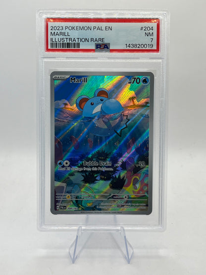 Marill AR PSA 7 - Paldea Evolved 2023