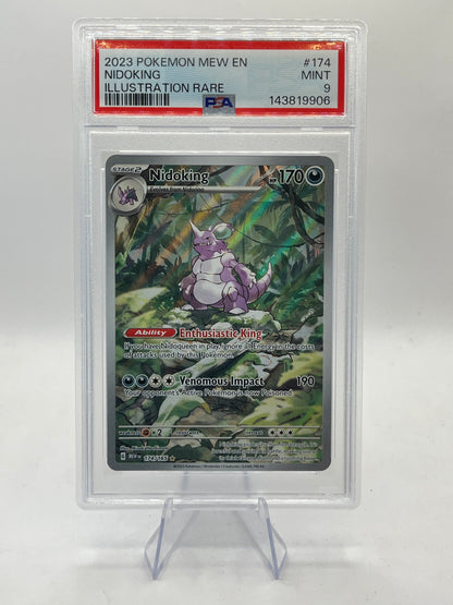 Nidoking IR PSA 9 - Pokemon 151 2023