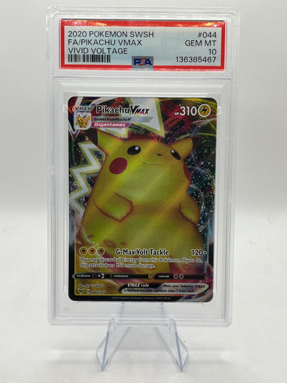 Pikachu Vmax PSA 10 - Vivid Voltage 2020