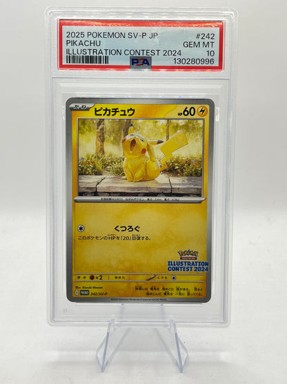 Pikachu PSA 10 - Illustration Contest 2024