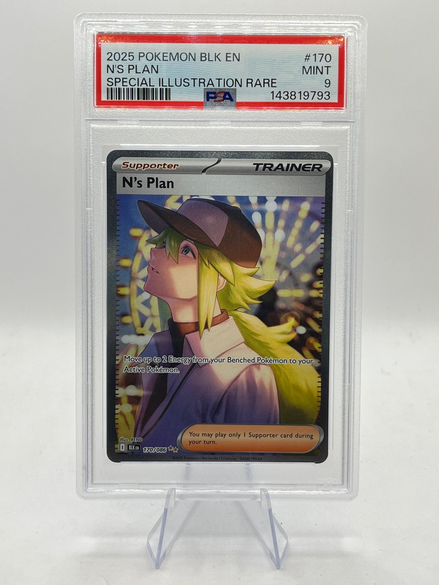 N's Plan SIR PSA 9 - Black Bolt 2025