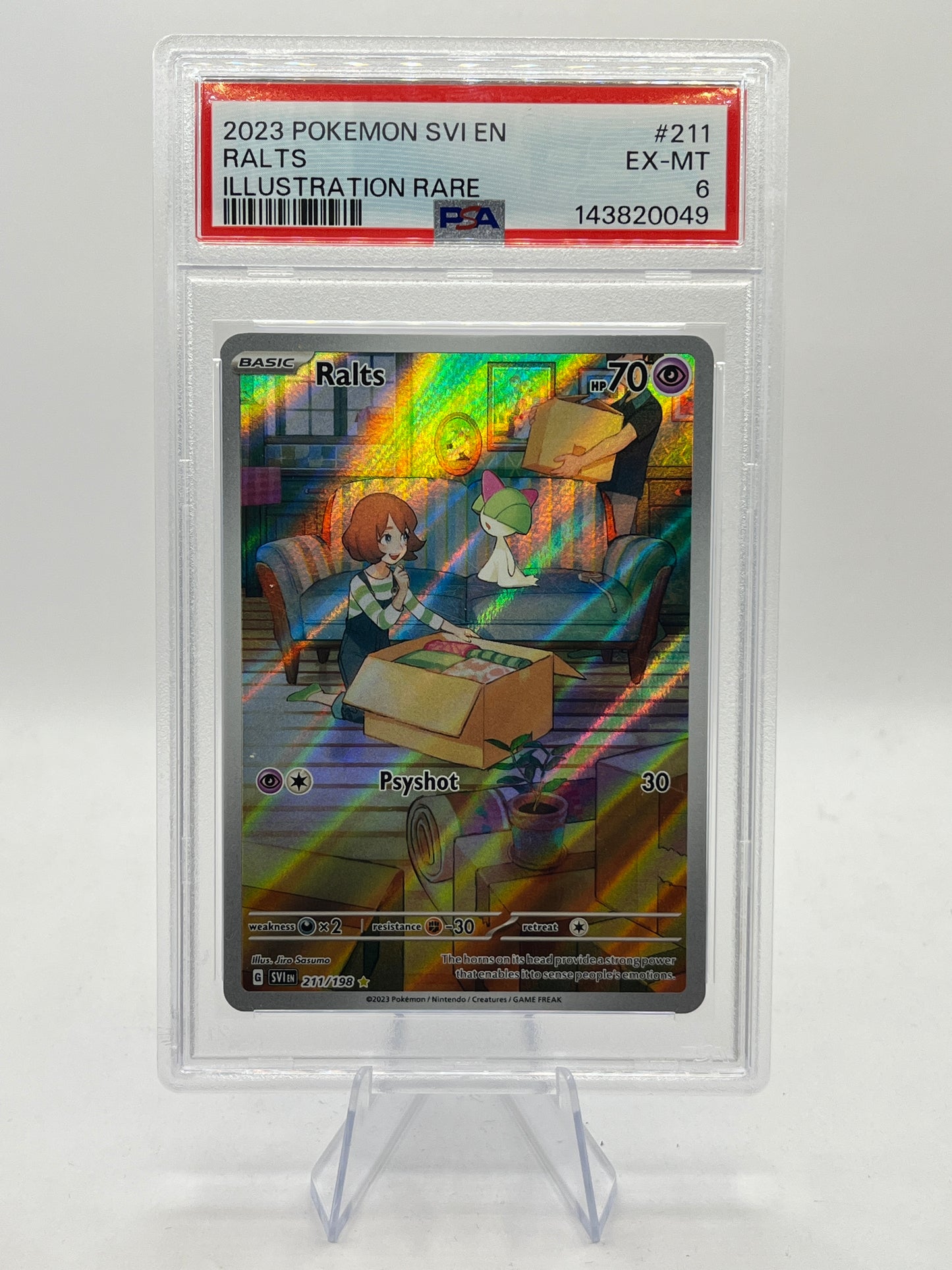 Ralts IR PSA 6 - Scarlet & Violet 2023