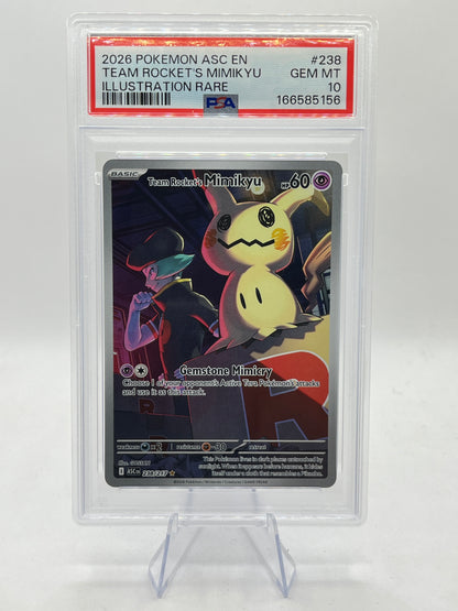 Rocket's Mimikyu IR PSA 10 - Ascended Heroes 2026