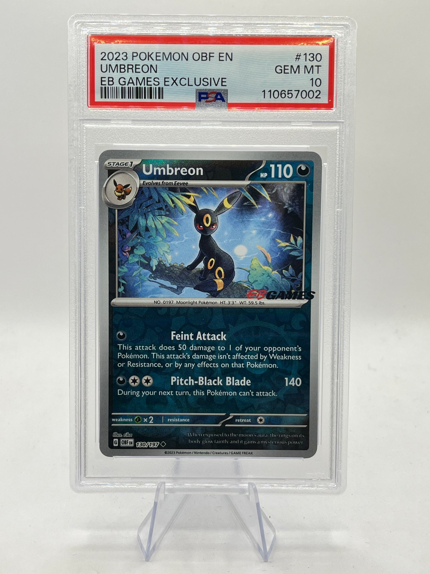 Umbreon PSA 10 - EB Games Promo 2023