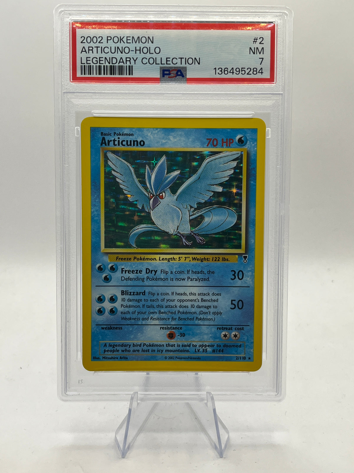 Articuno Holo PSA 7 - Legendary Collection 2002