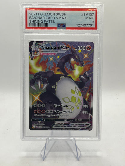 Charizard Vmax Full Art Shiny PSA 9 - Shining Fates 2021