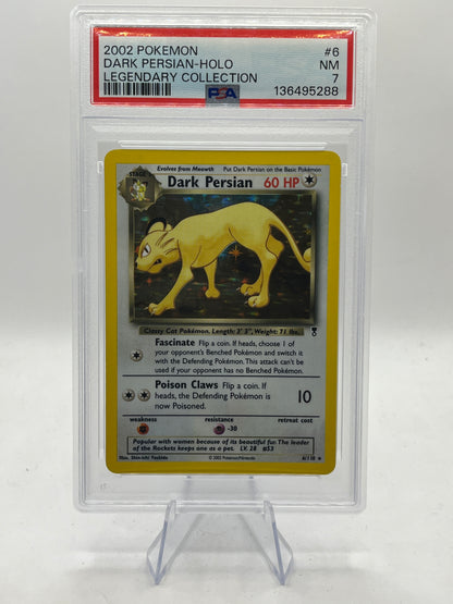 Dark Persian Holo PSA 7 - Legendary Collection 2002