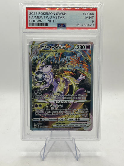 Mewtwo Vstar PSA 9 - Crown Zenith 2023