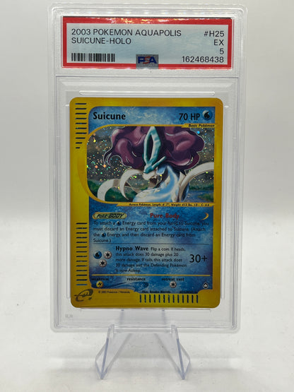 Suicune Holo PSA 5 - Aquapolis 2003