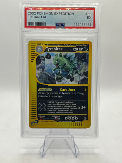 Tyranitar Reverse Holo PSA 5 - Expedition 2002