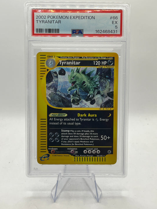 Tyranitar Reverse Holo PSA 5 - Expedition 2002