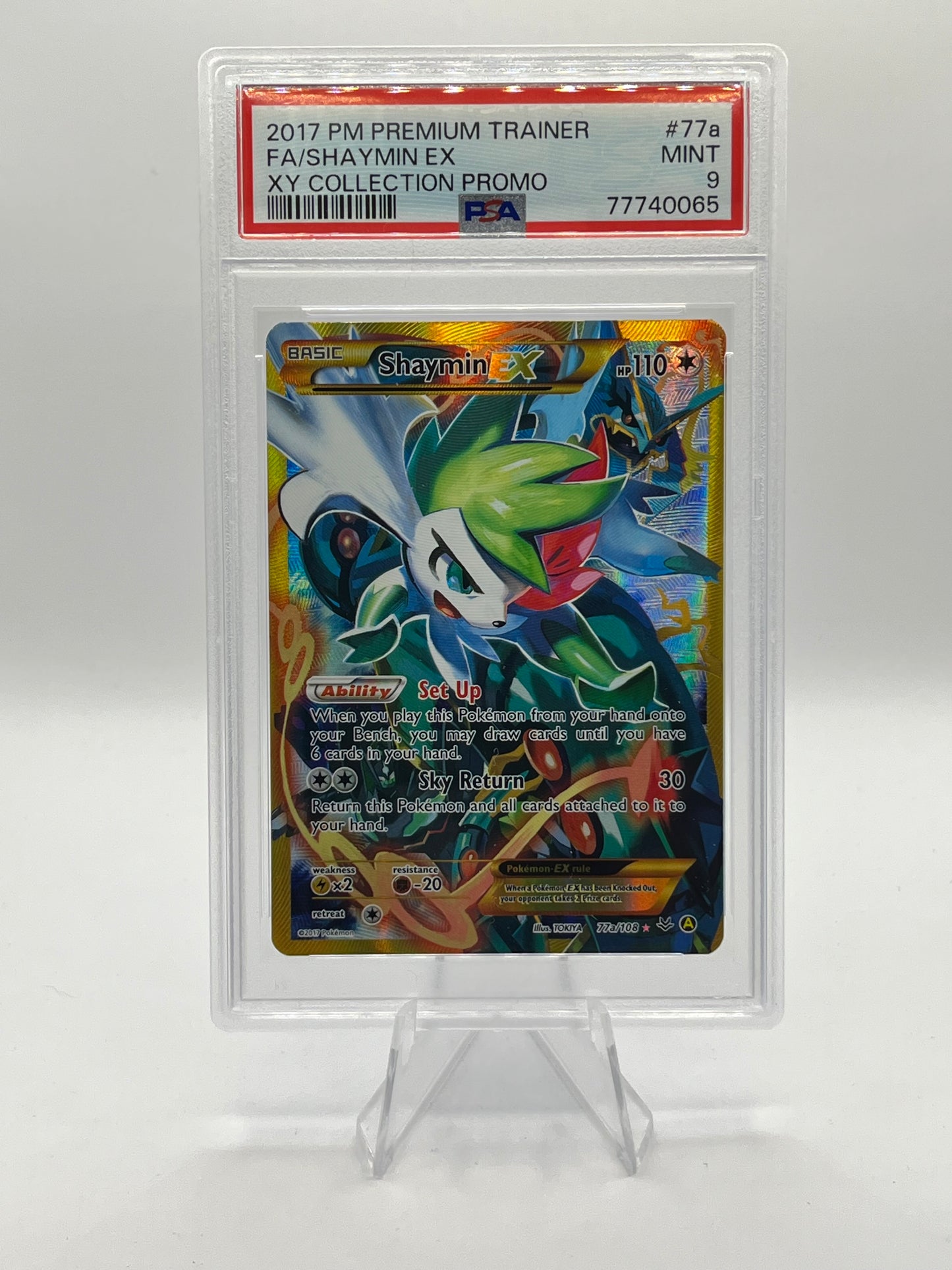 Shaymin EX PSA 9 - XY Collection Promo 2017