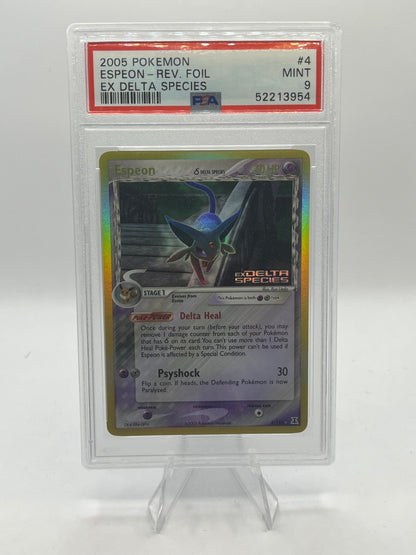 Espeon Reverse Holo PSA 9 - Ex Delta Species 2005