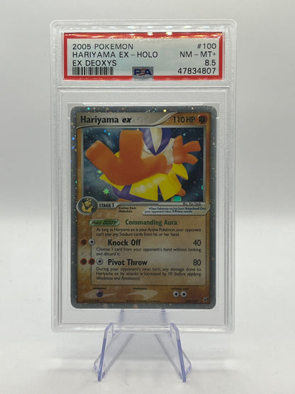 Hariyama ex PSA 8.5 - EX Deoxys 2005