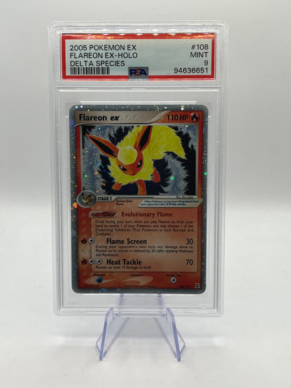 Flareon ex PSA 9 - Delta Species 2005