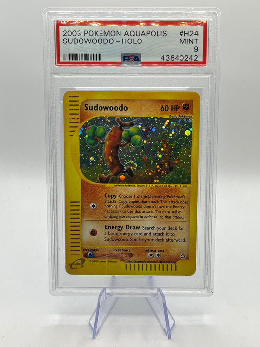 Sudowoodo Holo PSA 9 - Aquapolis 2003