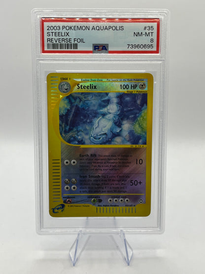 Steelix Reverse Holo PSA 8 - Aquapolis 2003