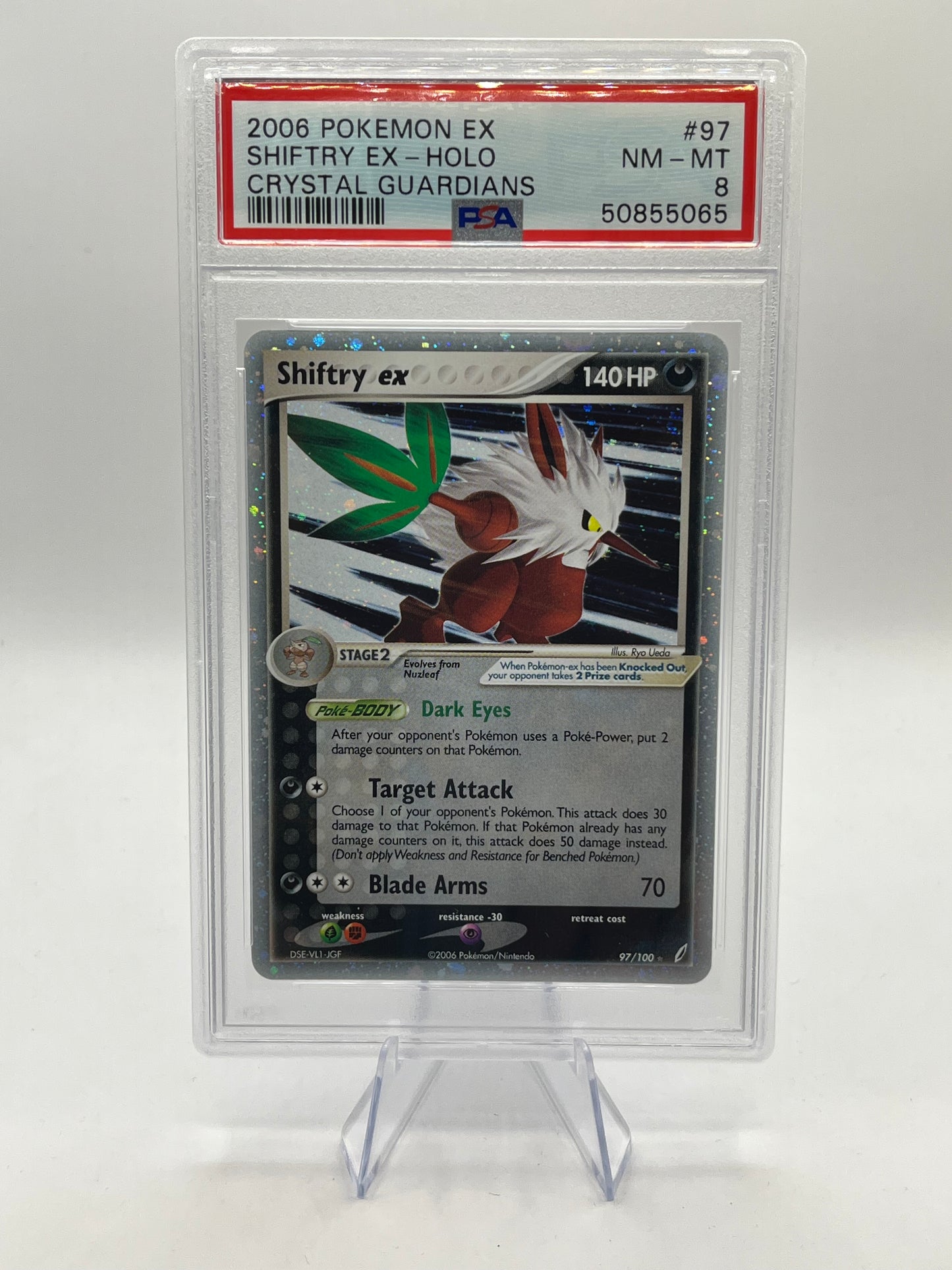 Shiftry ex PSA 8 - Crystal Guardians 2006