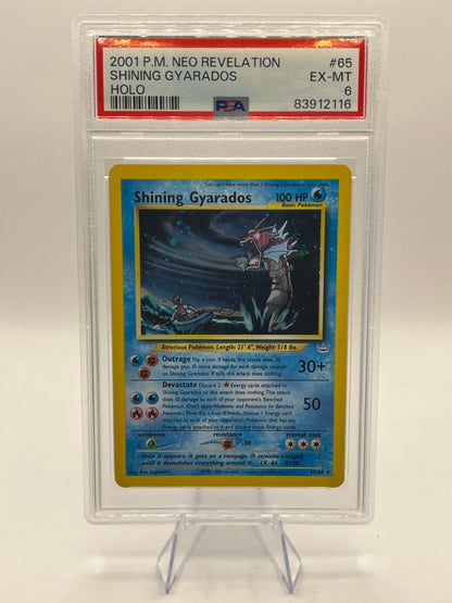 Shining Gyarados PSA 6 - Neo Revelation 2001